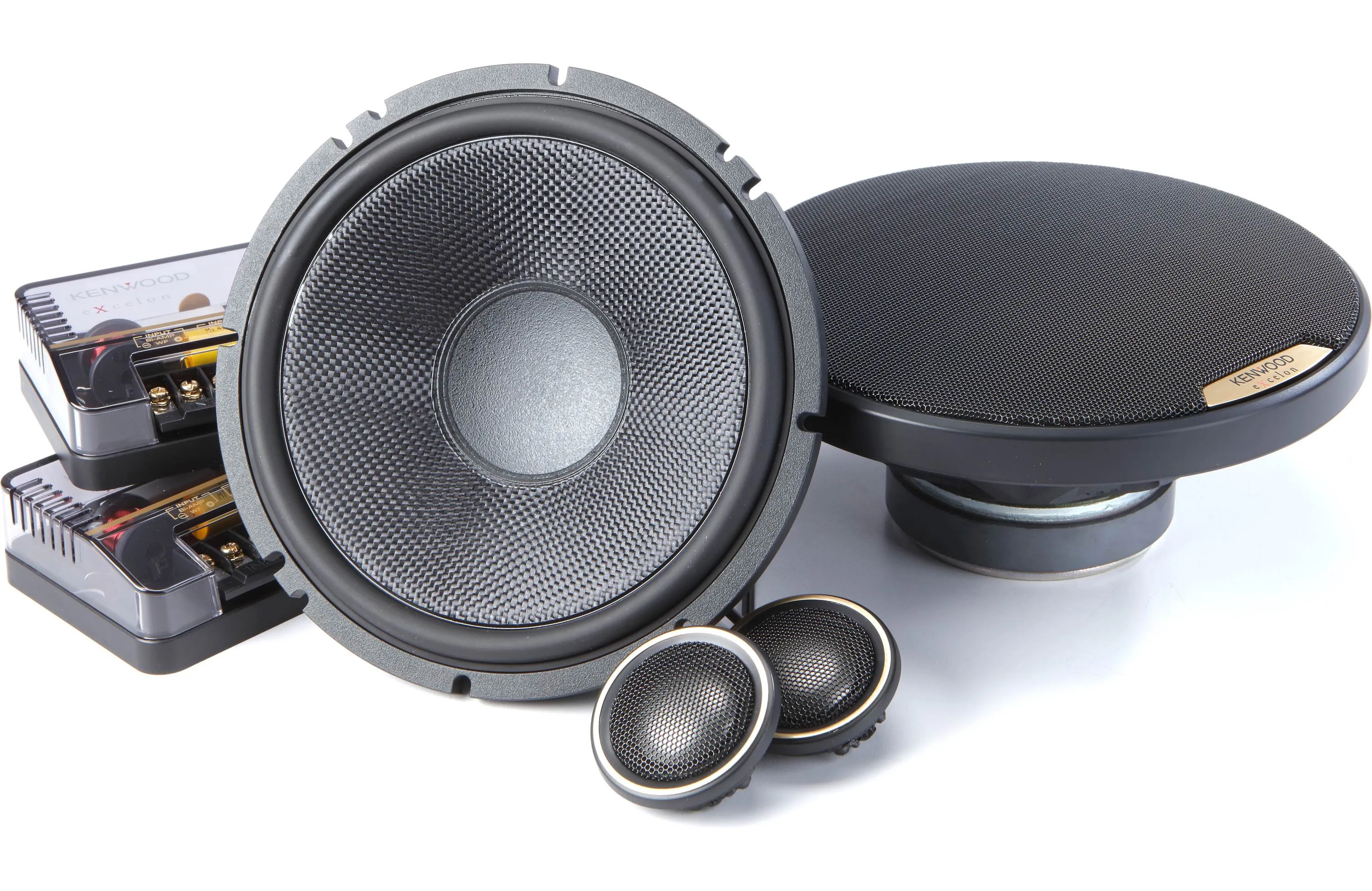 Kenwood Excelon XR-1801P High-Resolution Audio Certified 7" Component Speaker (Pair)