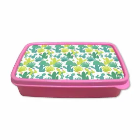 Kids Plastic Lunch Box for Girls School Snack Containers - Cactus Plant