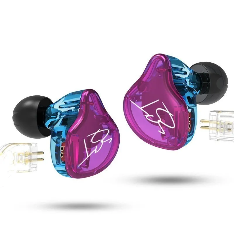 KZ ZST Hybrid Technology 1DD 1BA Earphones 3.5mm In Ear Monitors Noise Cancelling HiFi Music Sports Bass Earbuds Headset