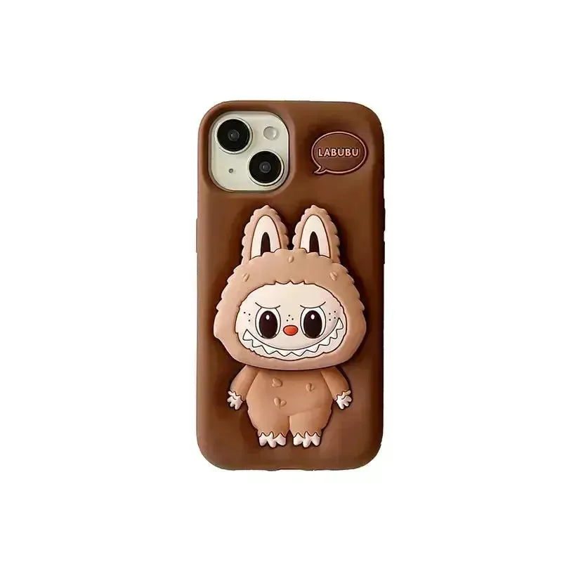 Labubu Bracket Style Phone Case (For iPhones)