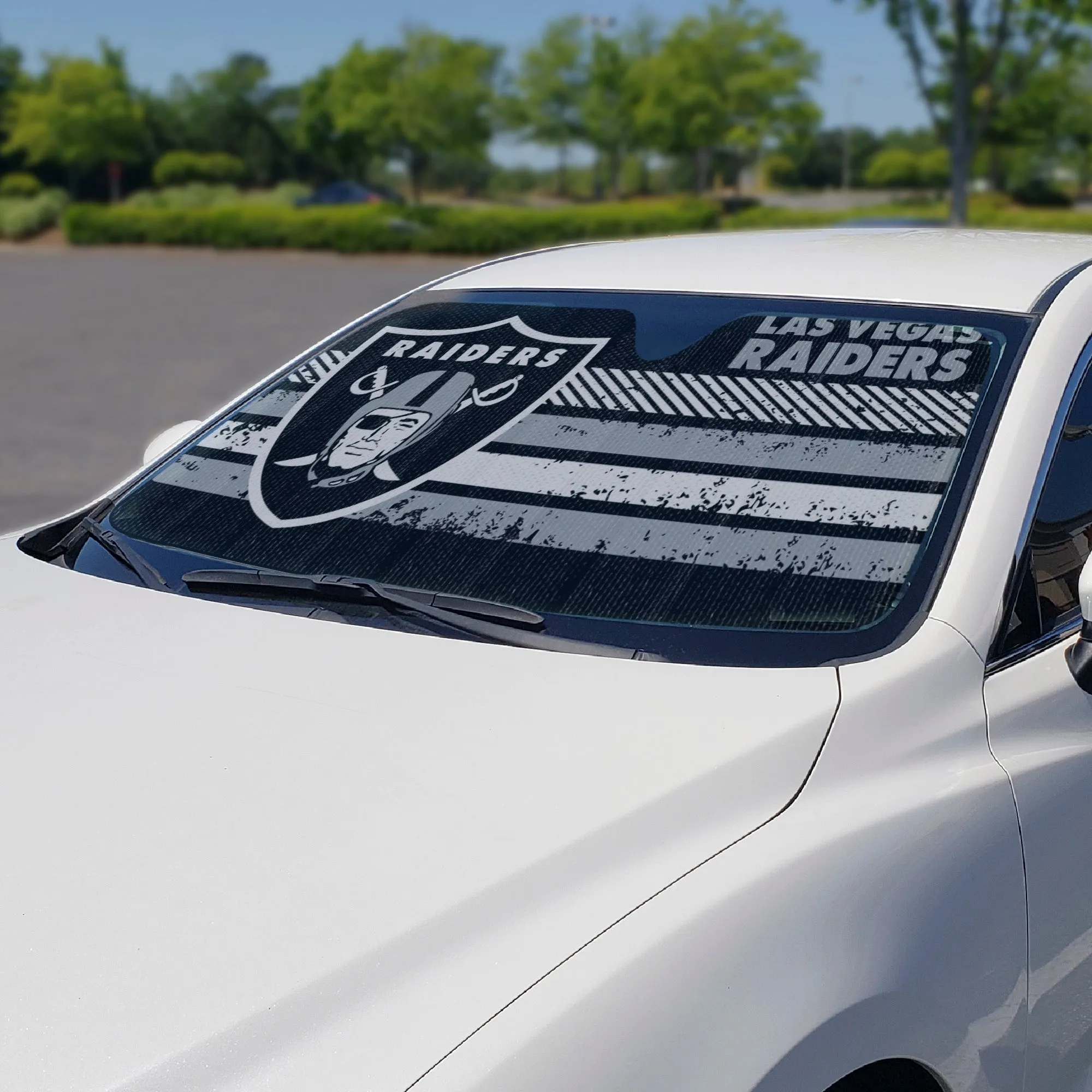 Las Vegas Raiders Windshield Sun Shade