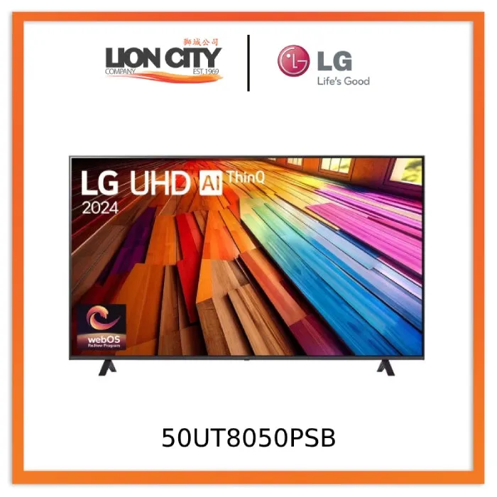 LG 50UT8050PSB 50" UHD 4K UT80 Smart TV