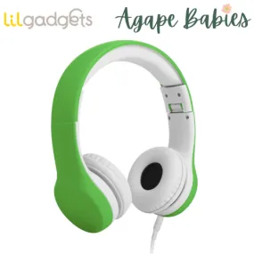 LilGadgets Connect  Wired Headphones for Children - Green