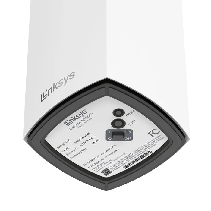 Linksys Atlas Pro 6 MX5501-AH Dual-Band AX5400 Mesh WiFi 6 System (1件裝) (3 years)