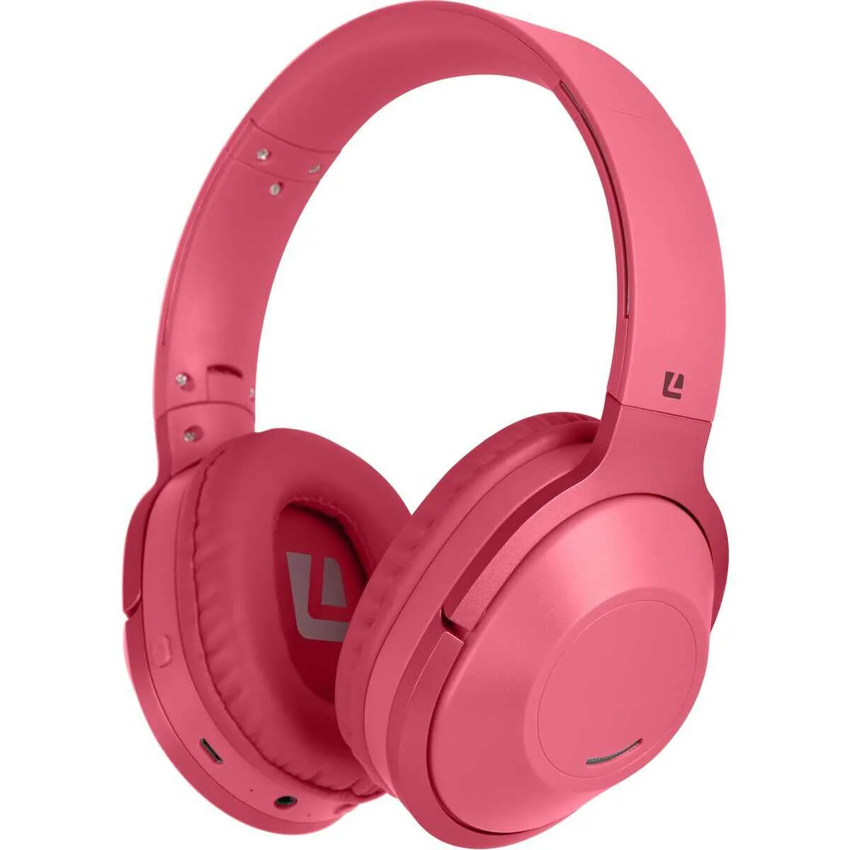 Liquid Ears Wireless Over-Ear Headphones - White/ Blue/ Pink