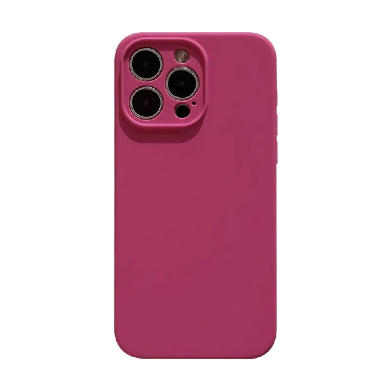 Liquid Silicone Solid Colour Premium Phone Case