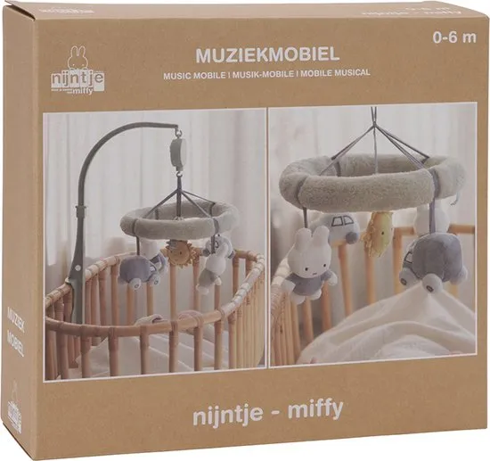 Little Dutch Music Mobile 0-6m | Miffy Fluffy Blue