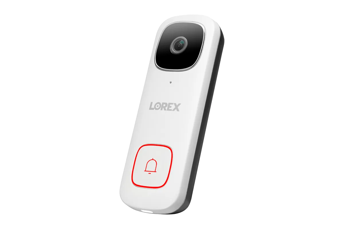 Lorex Smart Home Security Center with 2K Wire-Free Cameras, 2K Doorbell and Range Extender