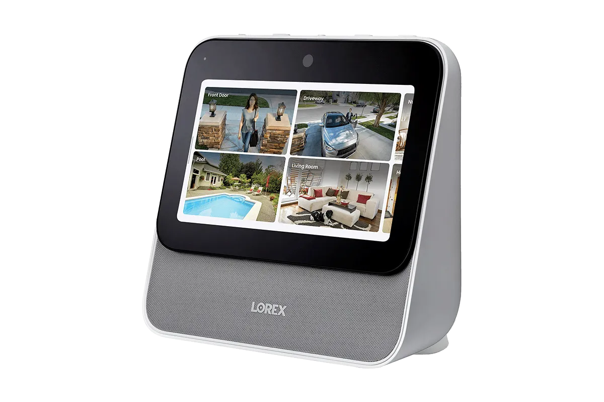 Lorex Smart Home Security Center with 2K Wire-Free Cameras, 2K Doorbell and Range Extender