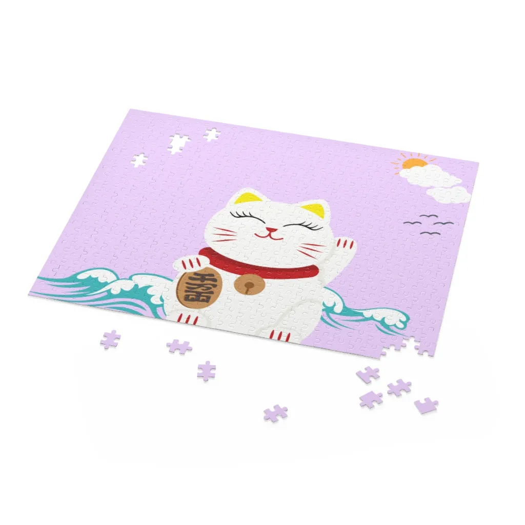 Lucky Cat Jigsaw Puzzle 500-Piece