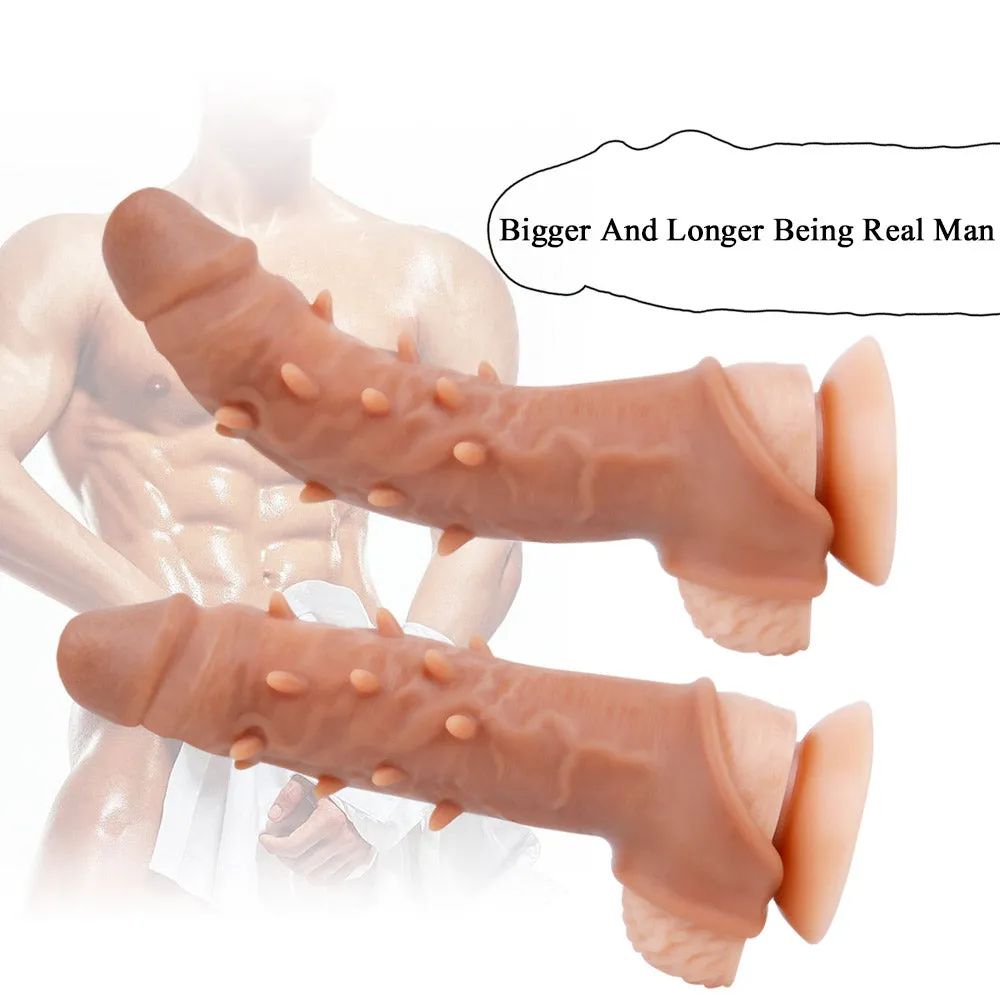 M2 Barb 2 Extra Inches Penis Extender with Ball Loop