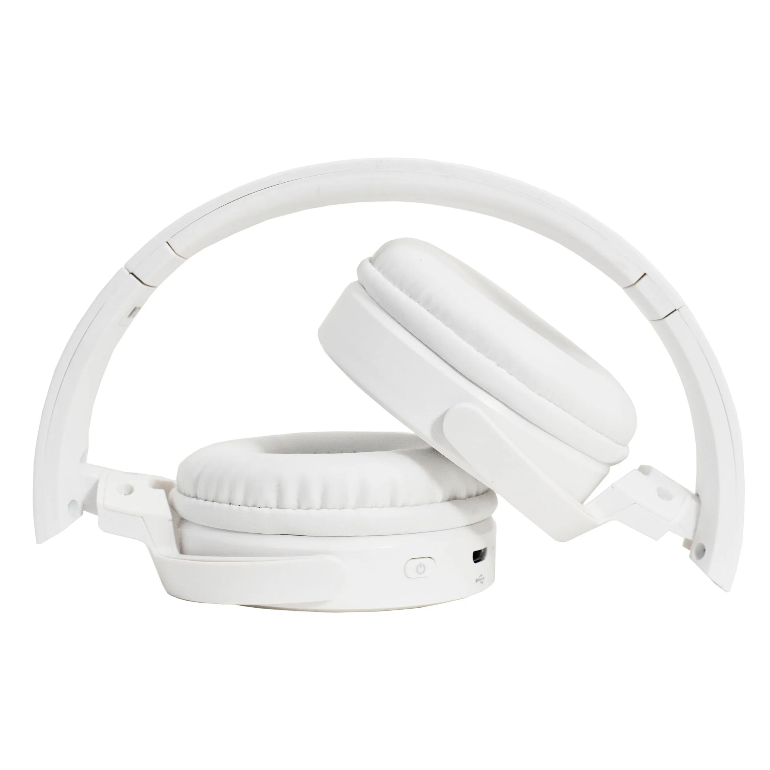 Magnavox MBH542-WH Bluetooth Wireless Foldable Stereo Headphones in White