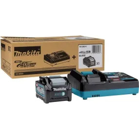 Makita 191J65-4 40V XGT Battery and Charger (Starter Set)