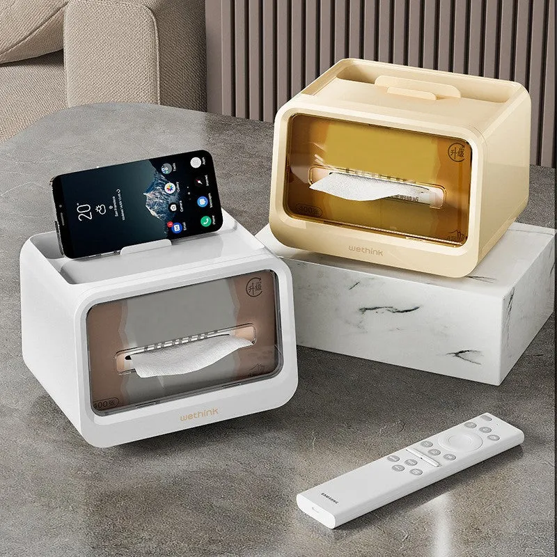 Multifunctional Tissue Box Holder