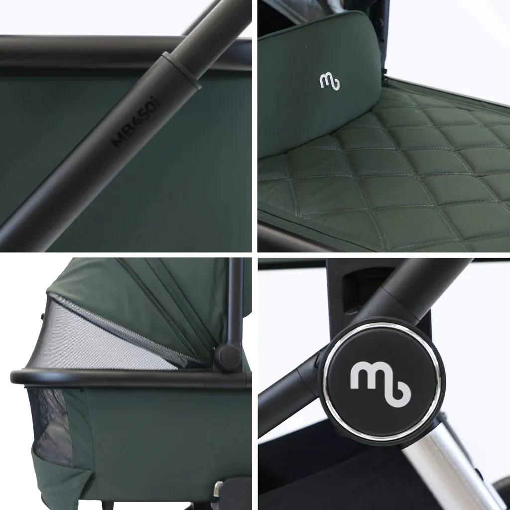 My Babiie MB450i 3-in-1 Travel System - Forest Green