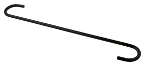 National Hardware V2668 Series N275-222 Extender S-Hook, 12 in L, Steel, Black :CD: QUANTITY: 1