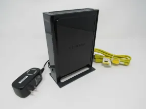 Netgear Wireless Router N300 Wi Fi Protected Setup Wall Adapter Included WNR2000 -- Used