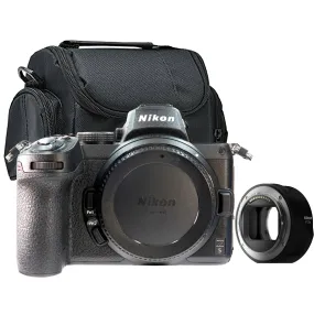 Nikon Z5 Mirrorless Digital Camera Body with FTZ II Mount Adapter   Camera Case