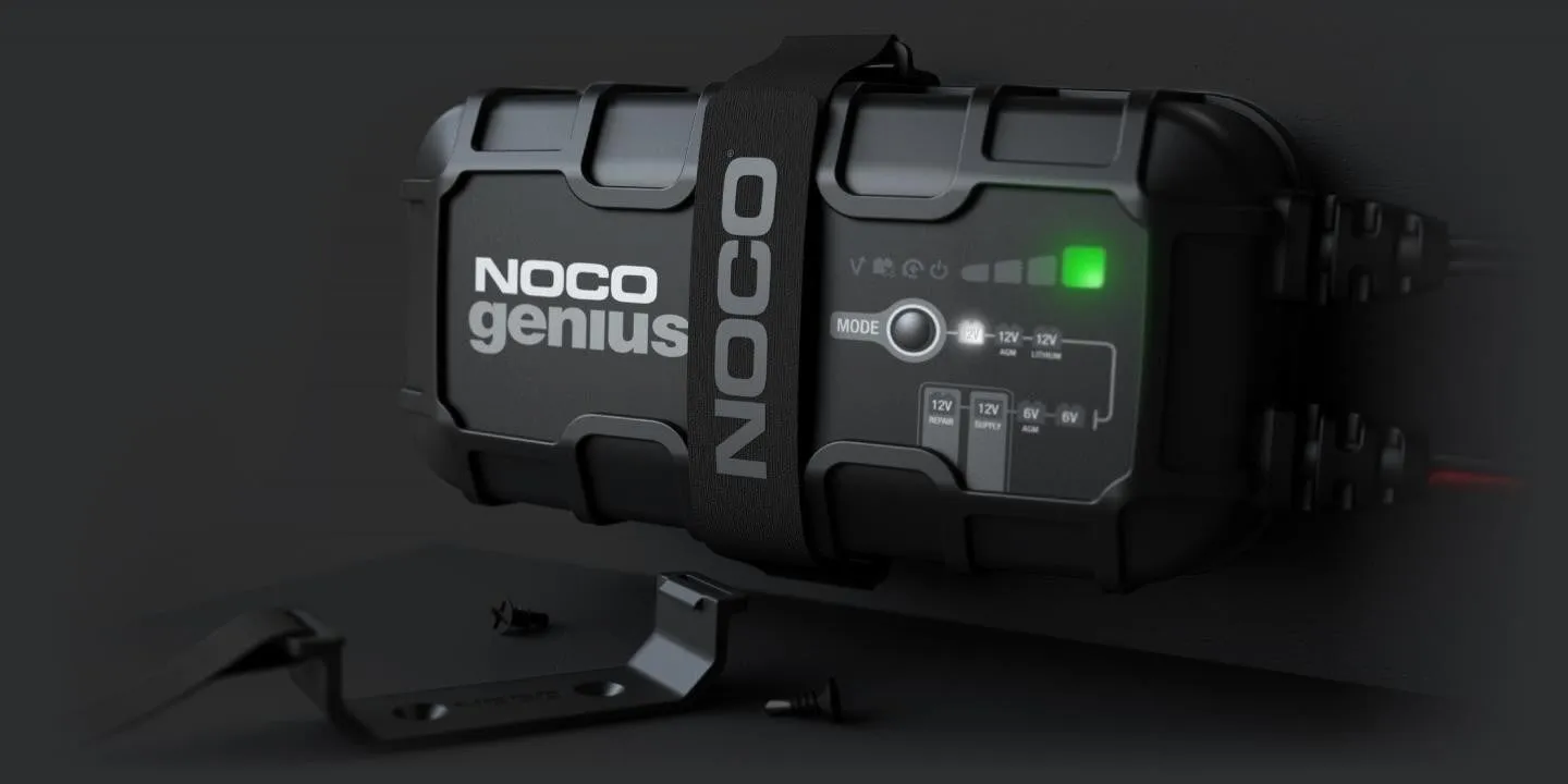 Noco Genius10 Eu 10A Battery Charger For 6V/12V Batteries With Maintenance And Desulphurisation Function