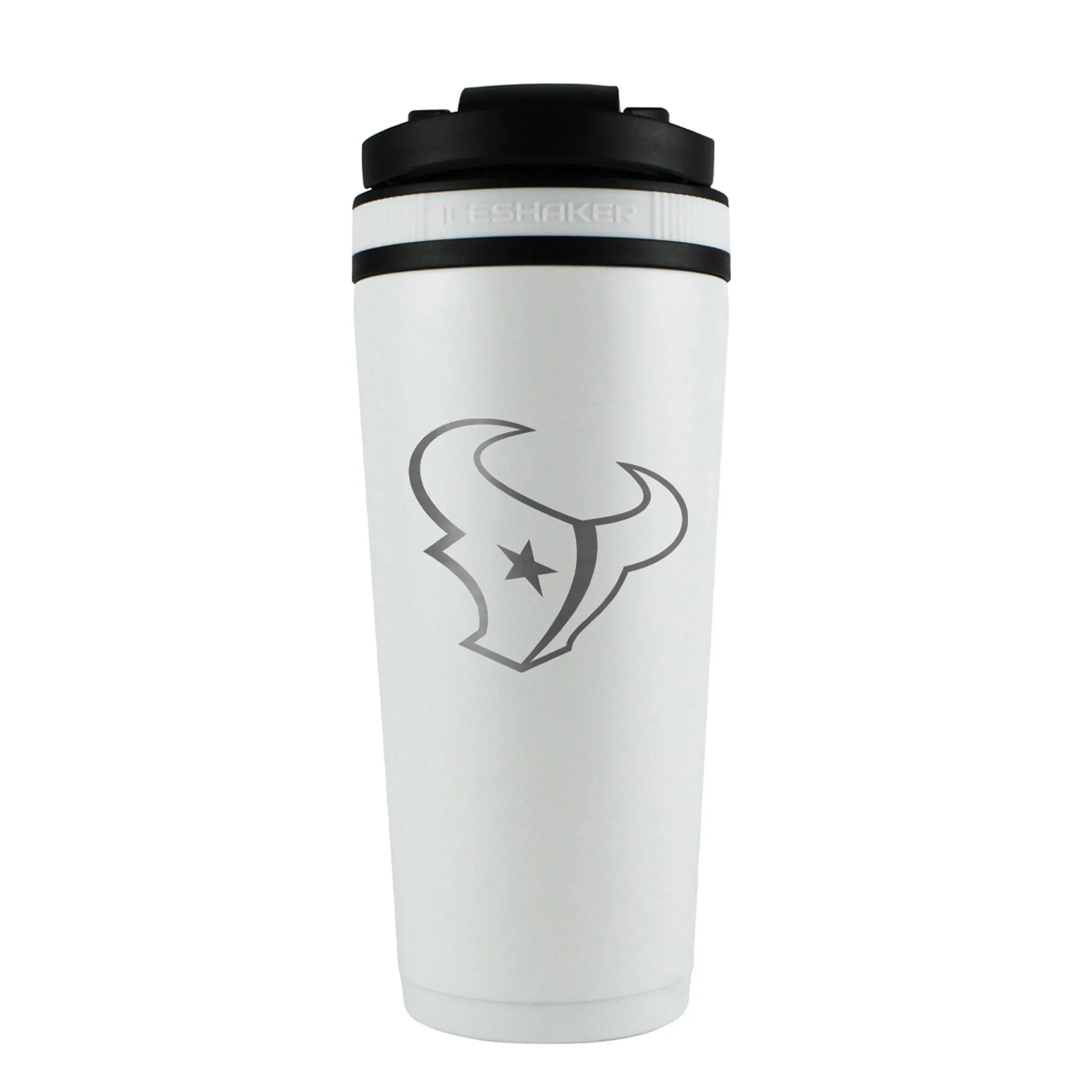 Officially Licensed Houston Texans 26oz Ice Shaker - White