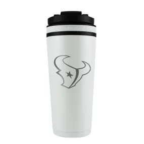 Officially Licensed Houston Texans 26oz Ice Shaker - White