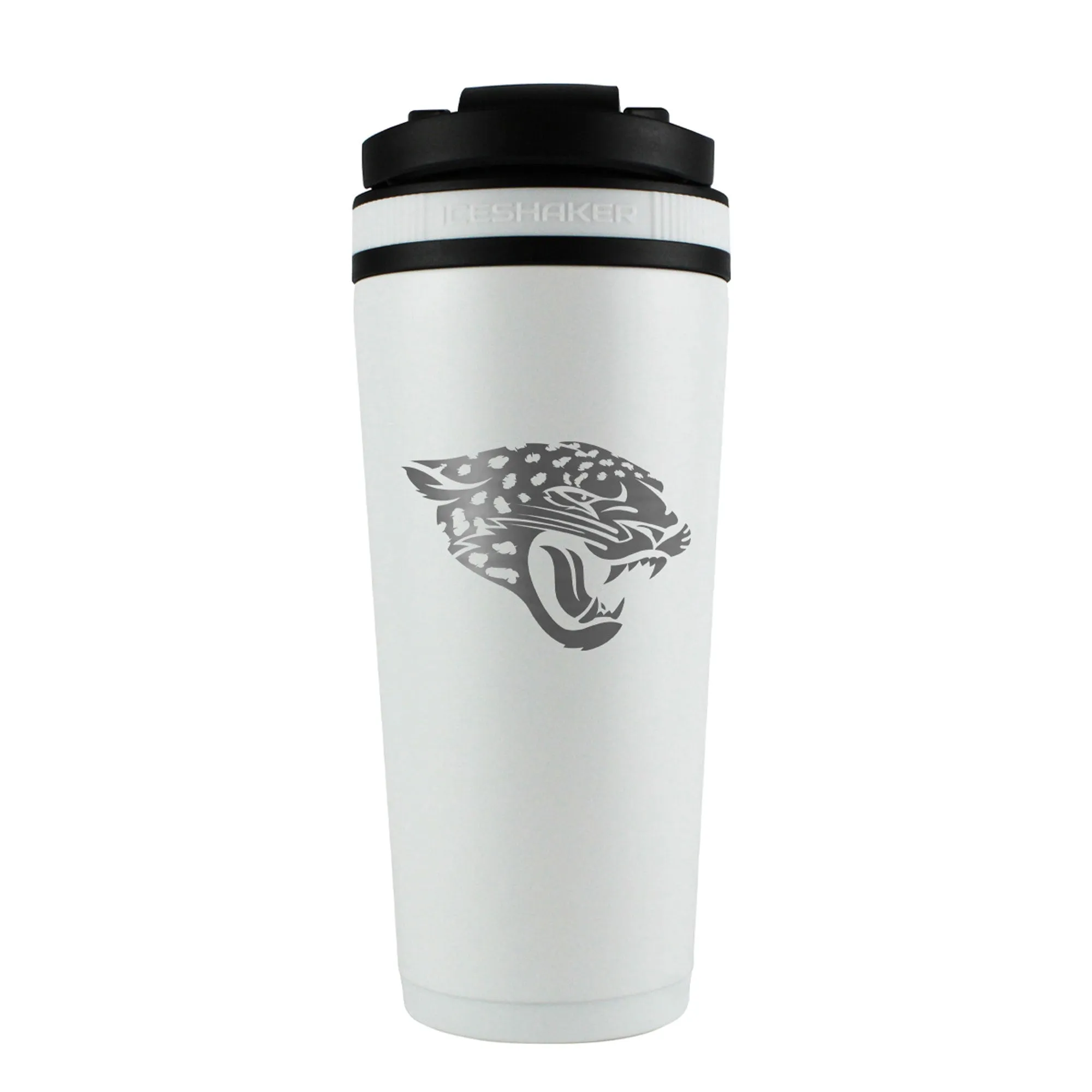 Officially Licensed Jacksonville Jaguars 26oz Ice Shaker - White