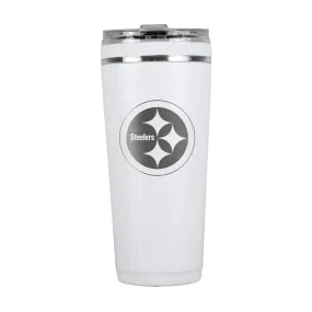 Officially Licensed Pittsburgh Steelers 26oz Flex Bottle - White