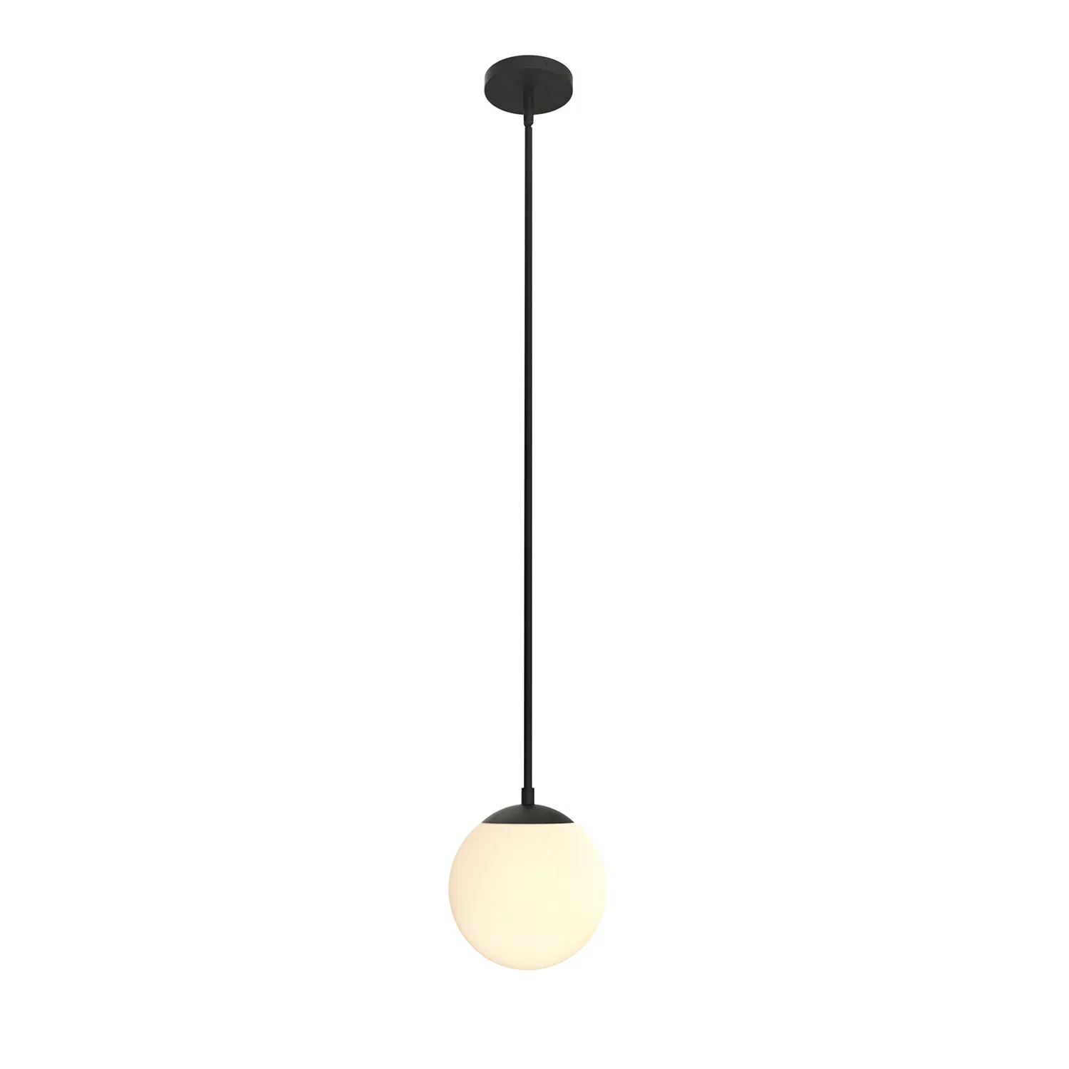 Open Box Castell 8" Globe LED Pendant, Matte Black