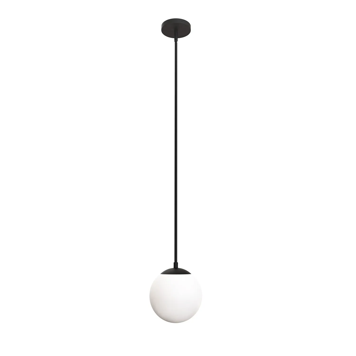 Open Box Castell 8" Globe LED Pendant, Matte Black