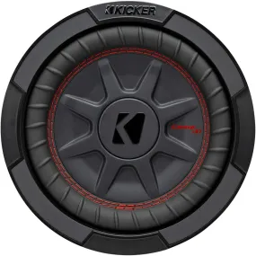 Open Box - Kicker 48CWRT84 CompRT 8"(20cm) Subwoofer, DVC, 4-ohm, RoHS Compliant