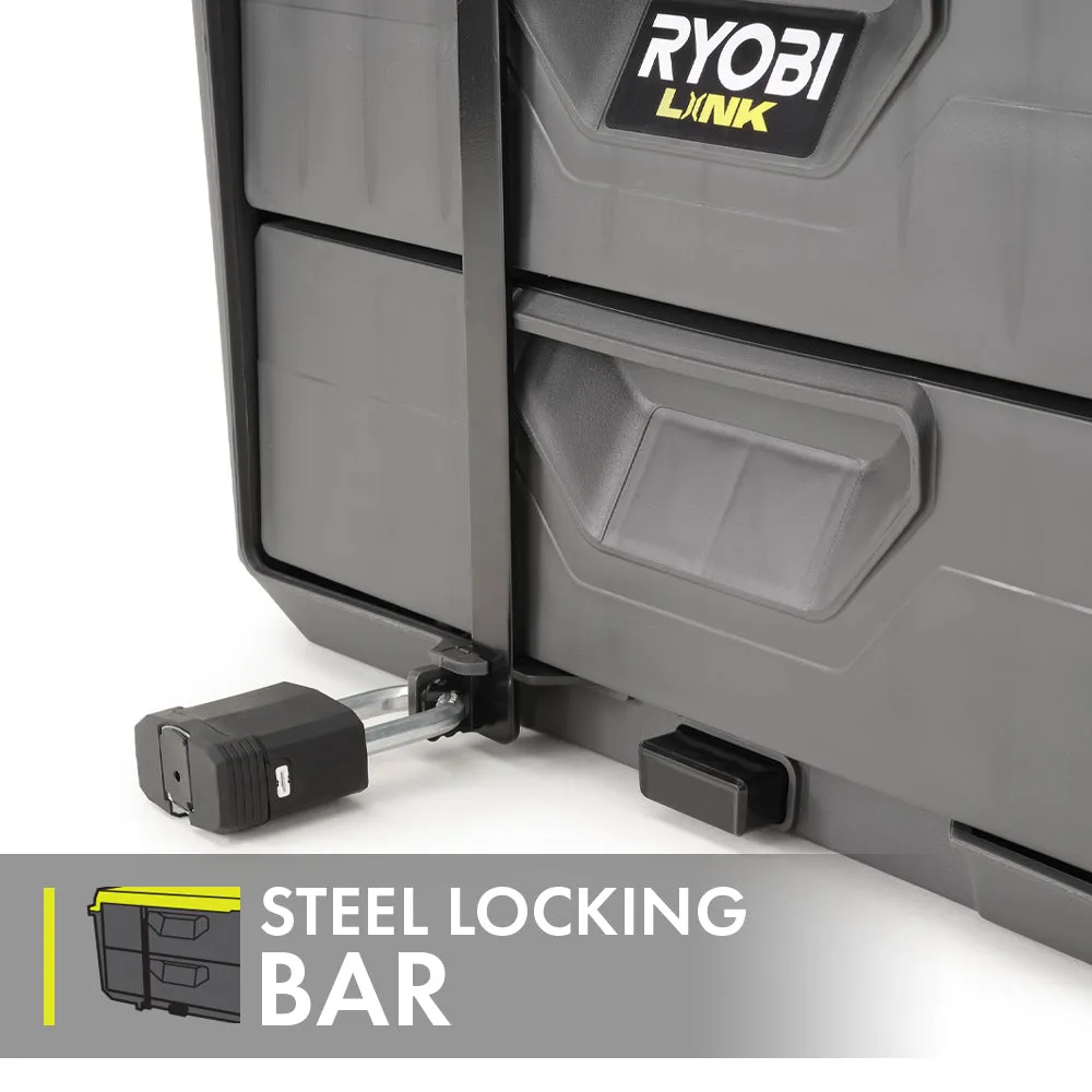 Open Box -  RYOBI LINK 2 Drawer Tool Box