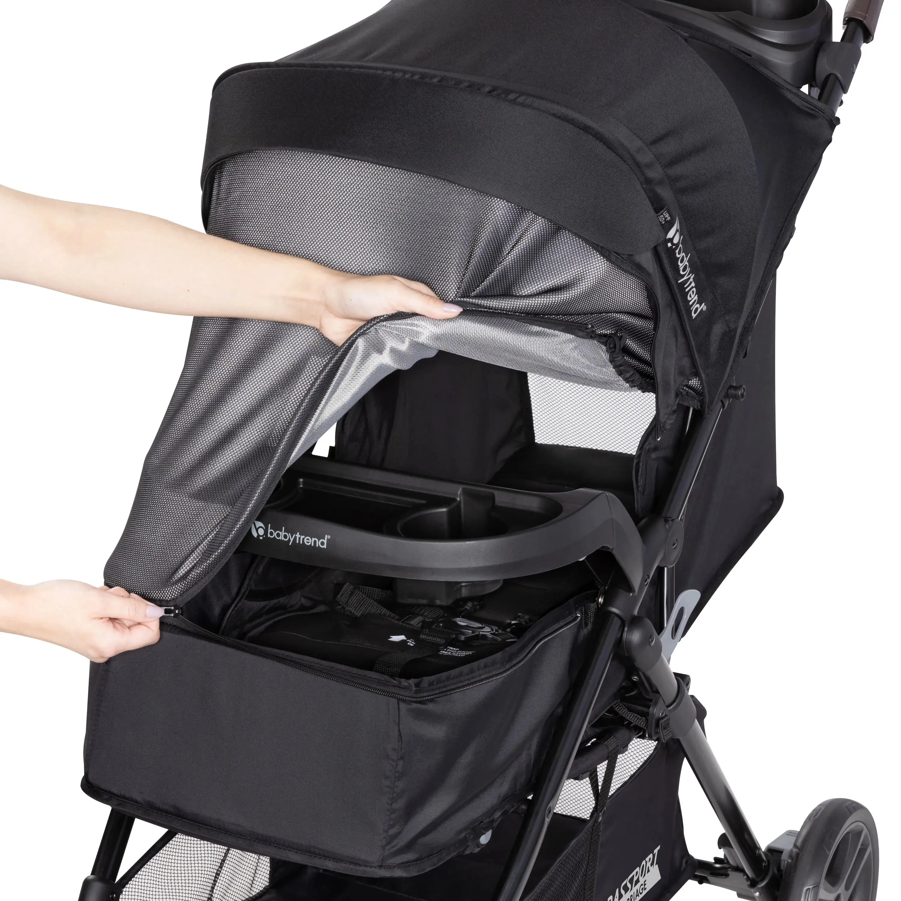 Passport® Carriage DLX Stroller Travel System with EZ-Lift™ PLUS Infant Car Seat - Uptown Black