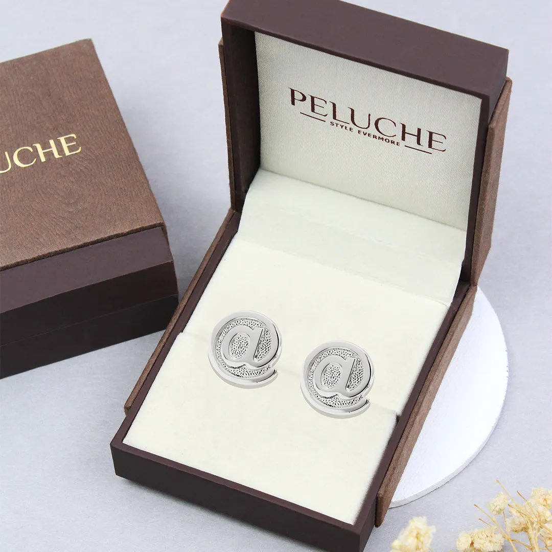 Peluche The Internet Novelty Silver Cufflinks