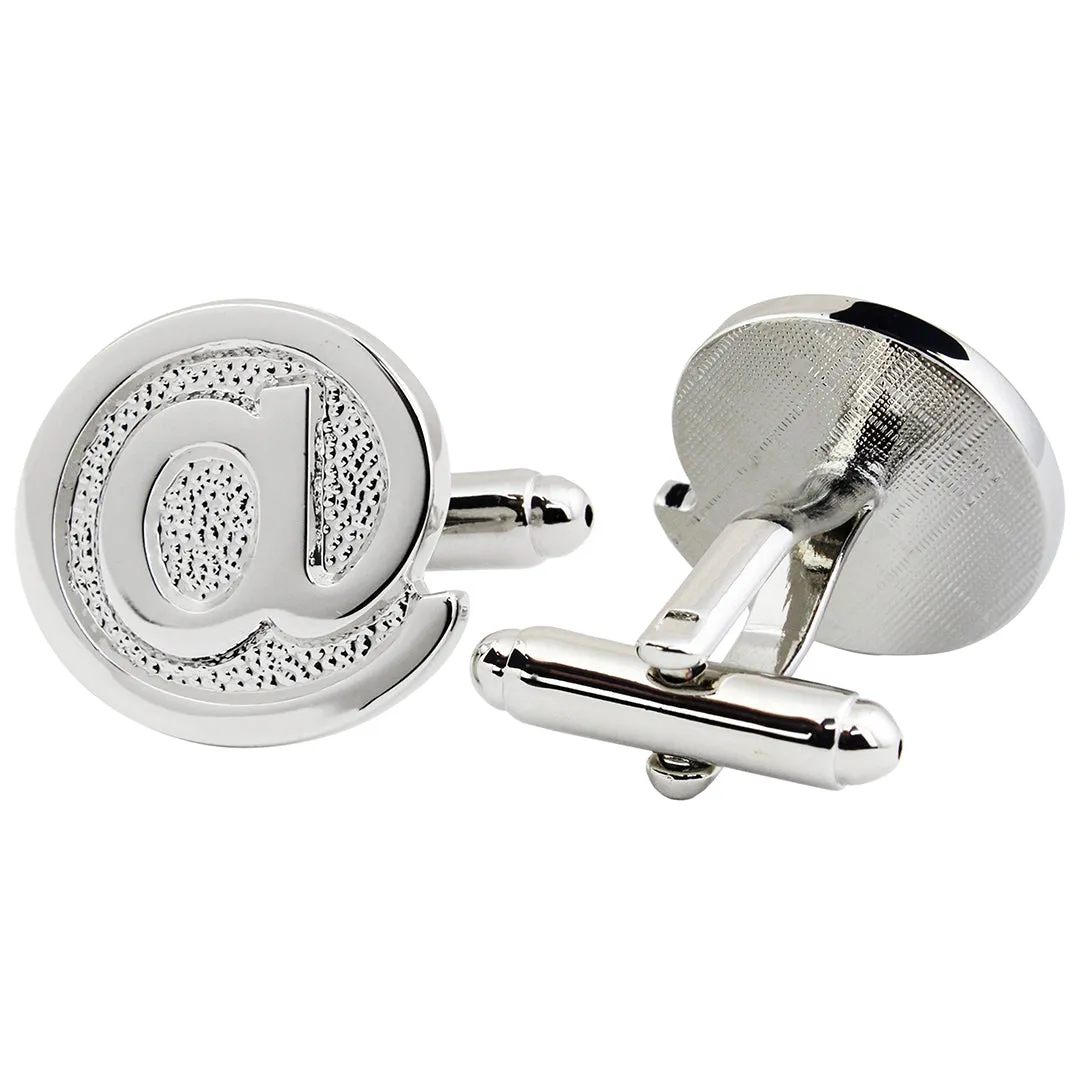 Peluche The Internet Novelty Silver Cufflinks