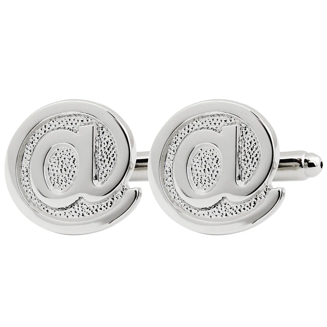 Peluche The Internet Novelty Silver Cufflinks