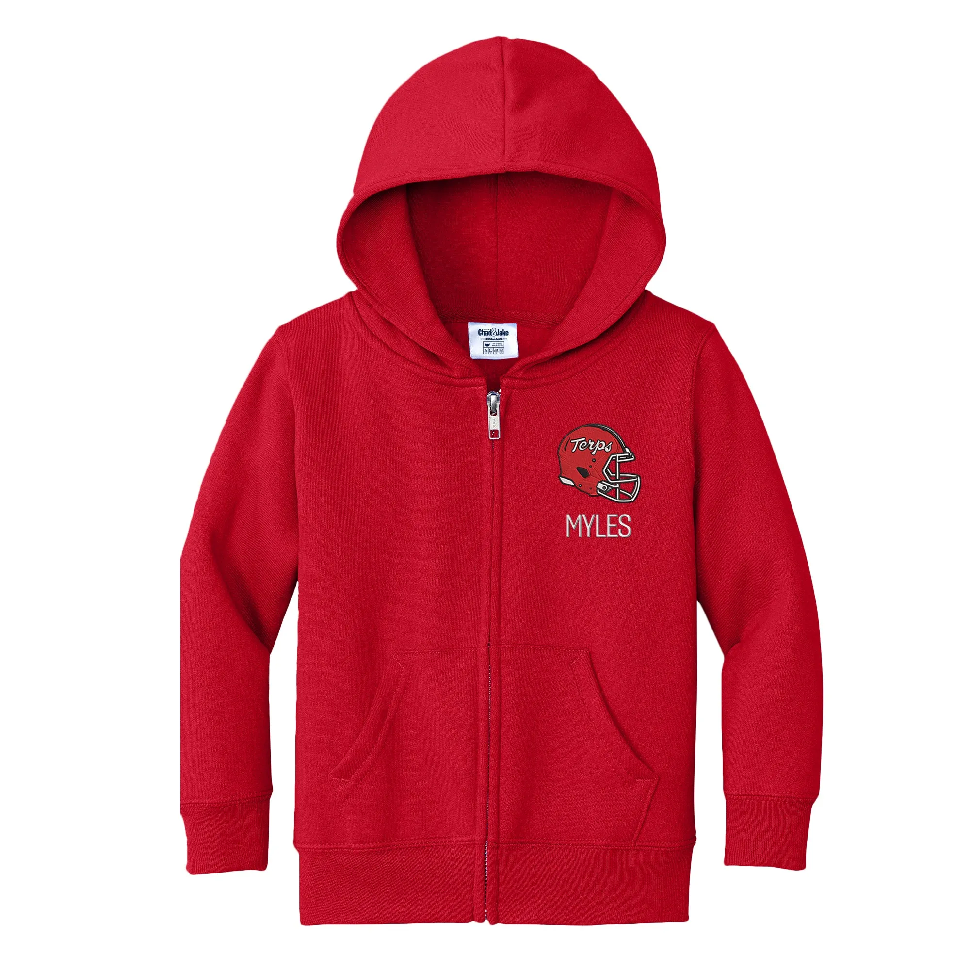 Personalized Maryland Terrapins Helmet Toddler Full-Zip Sweatshirt