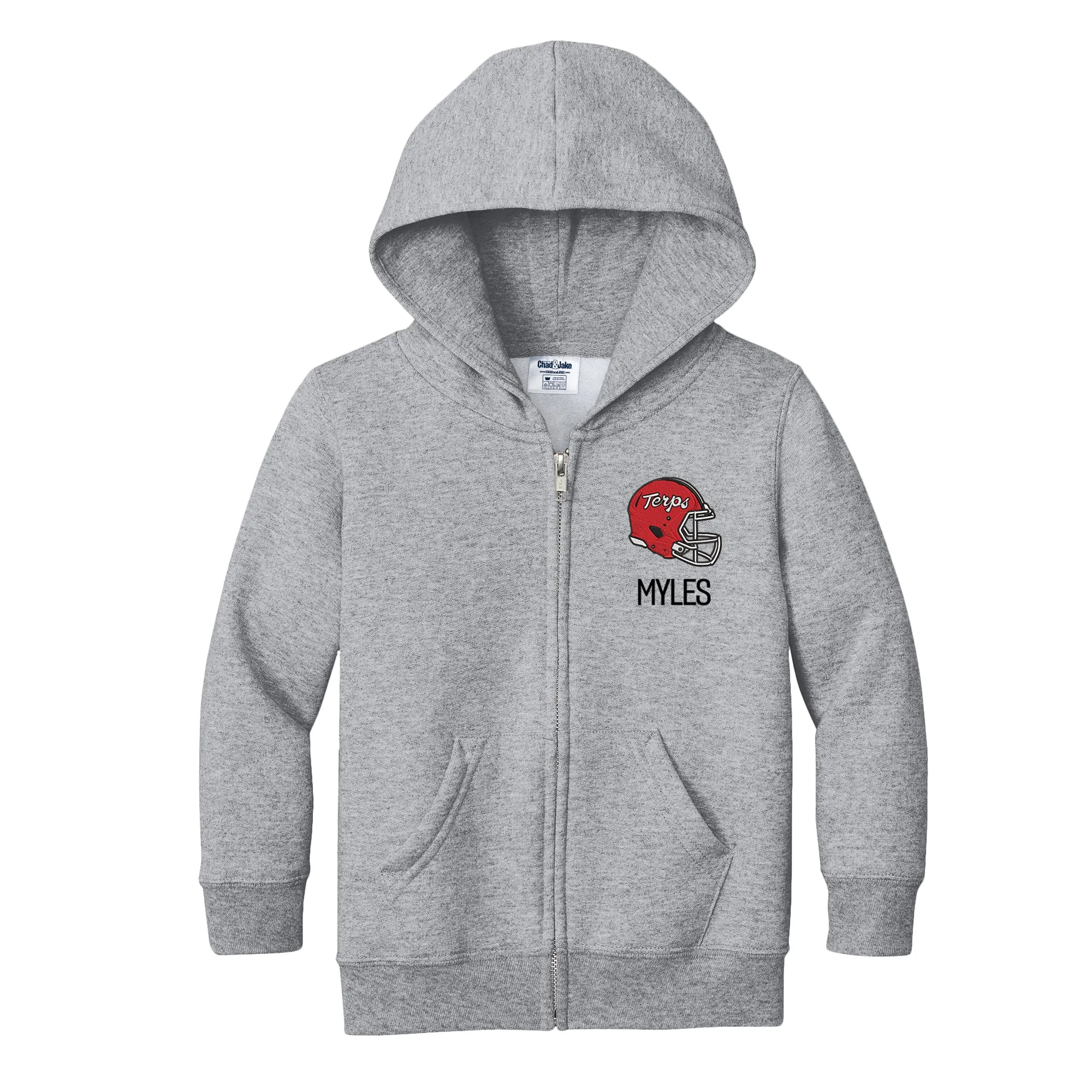 Personalized Maryland Terrapins Helmet Toddler Full-Zip Sweatshirt