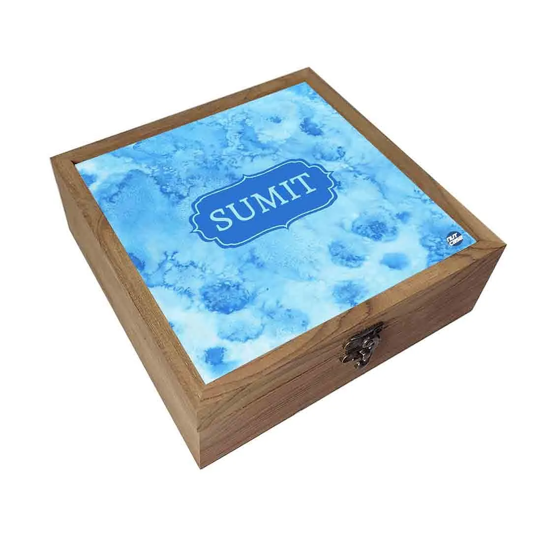 Personalized Wooden Jewellery Box for Women - Arctic Space