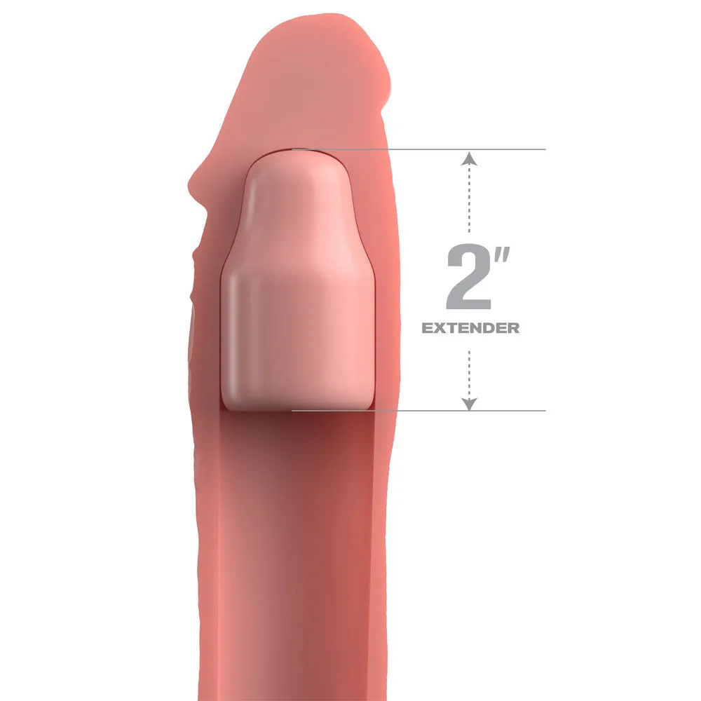 Pipedream Fantasy X-Tensions Elite 2 Inch Silicone X-Tension - Light