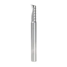 Plastic Cutting Spiral 'O' Flute Router Bit | 1⁄4 Dia x 3⁄4 x 1⁄4 Shank x 2 1⁄2" Long Up-Cut | 51421 | 738685514214