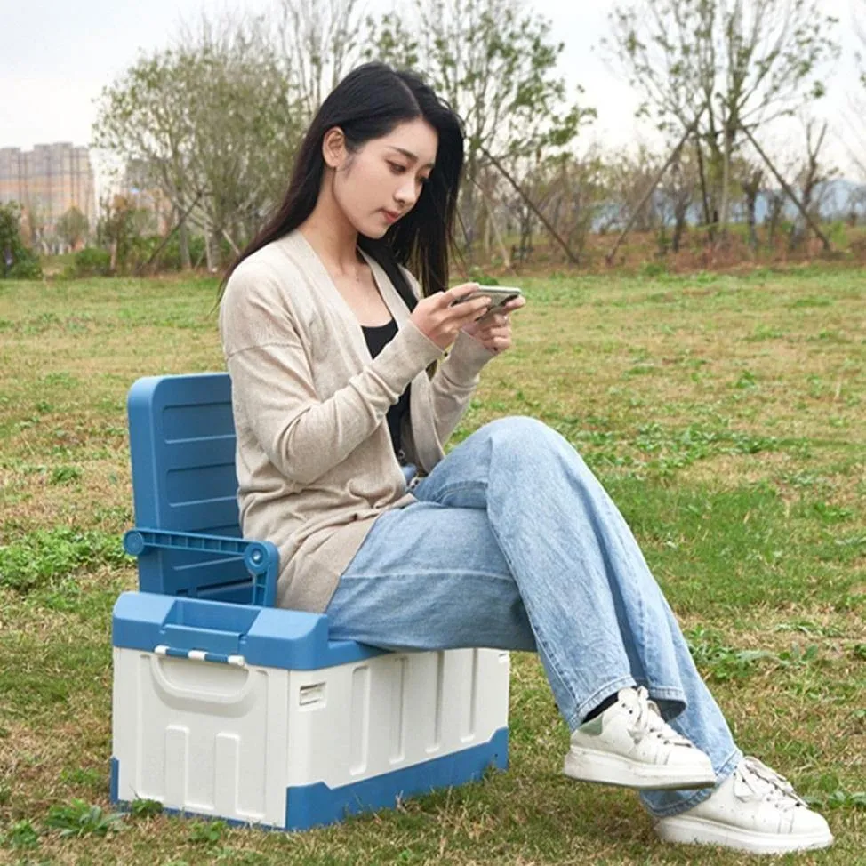 Portable Travel Storage Box Chair