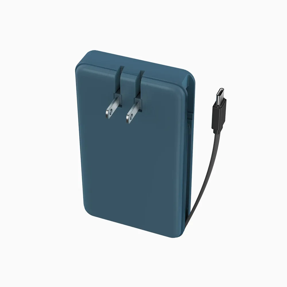 Power   Plug 10K charger W/Built-In Cable & Plug