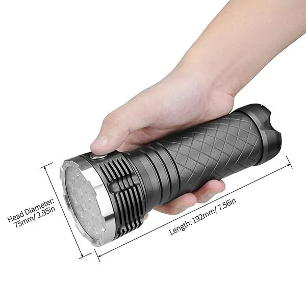 PT80 9600 Lumens USB Rechargeable Search Flashlight