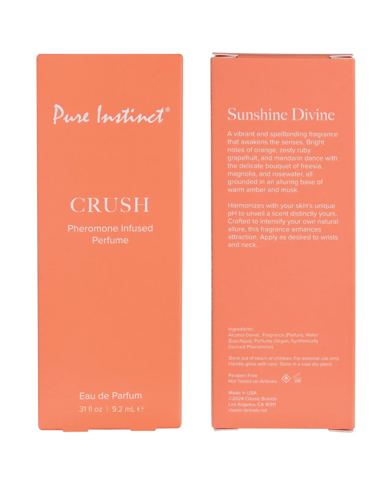 Pure Instinct Pheromone Perfume Crush - 9.2 ml Spray