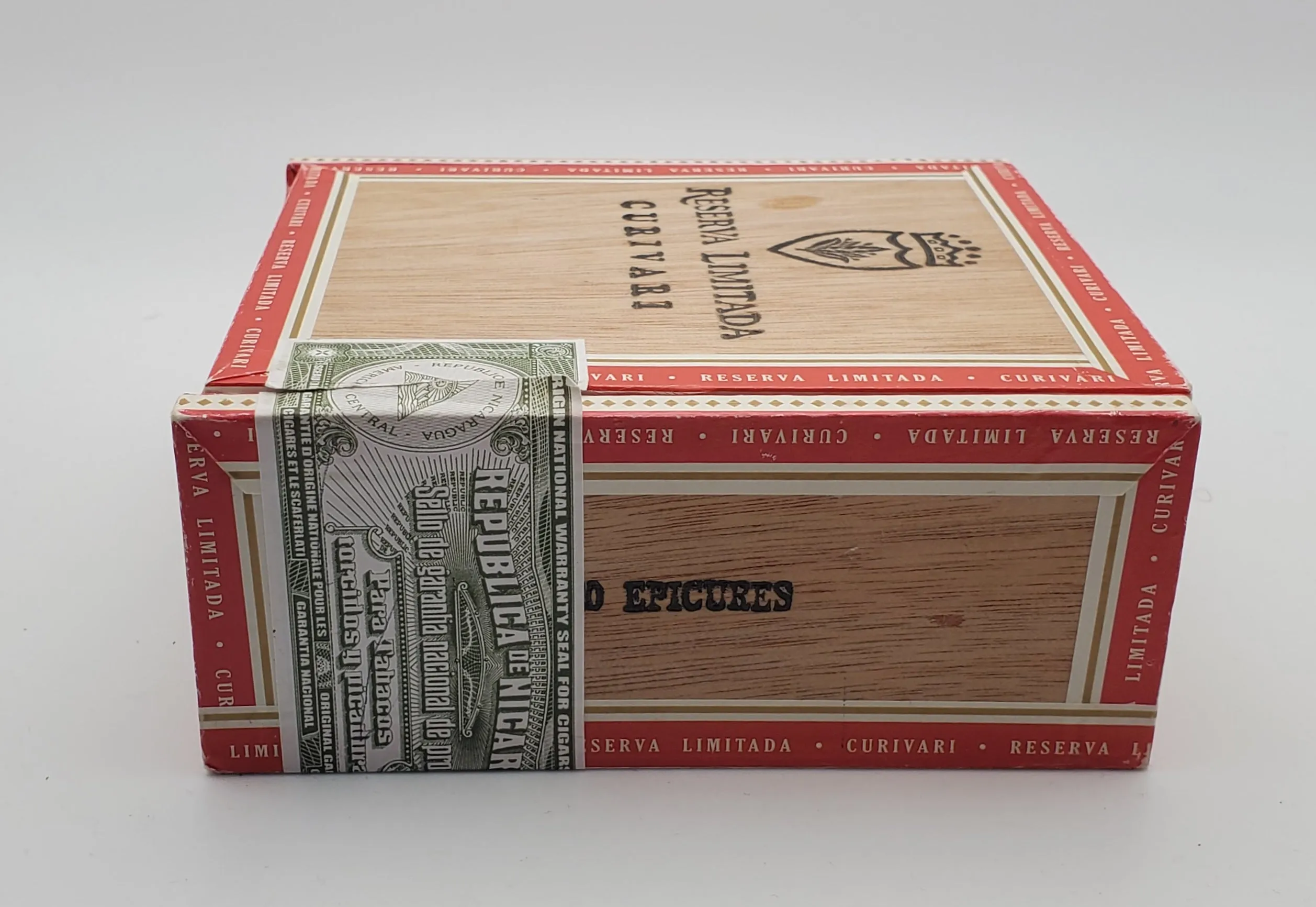 Reserva Limitada Curivari Wood Cigar Box