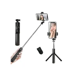 Retractable Selfie Stick with Wireless Remote Control and Tripod-S03