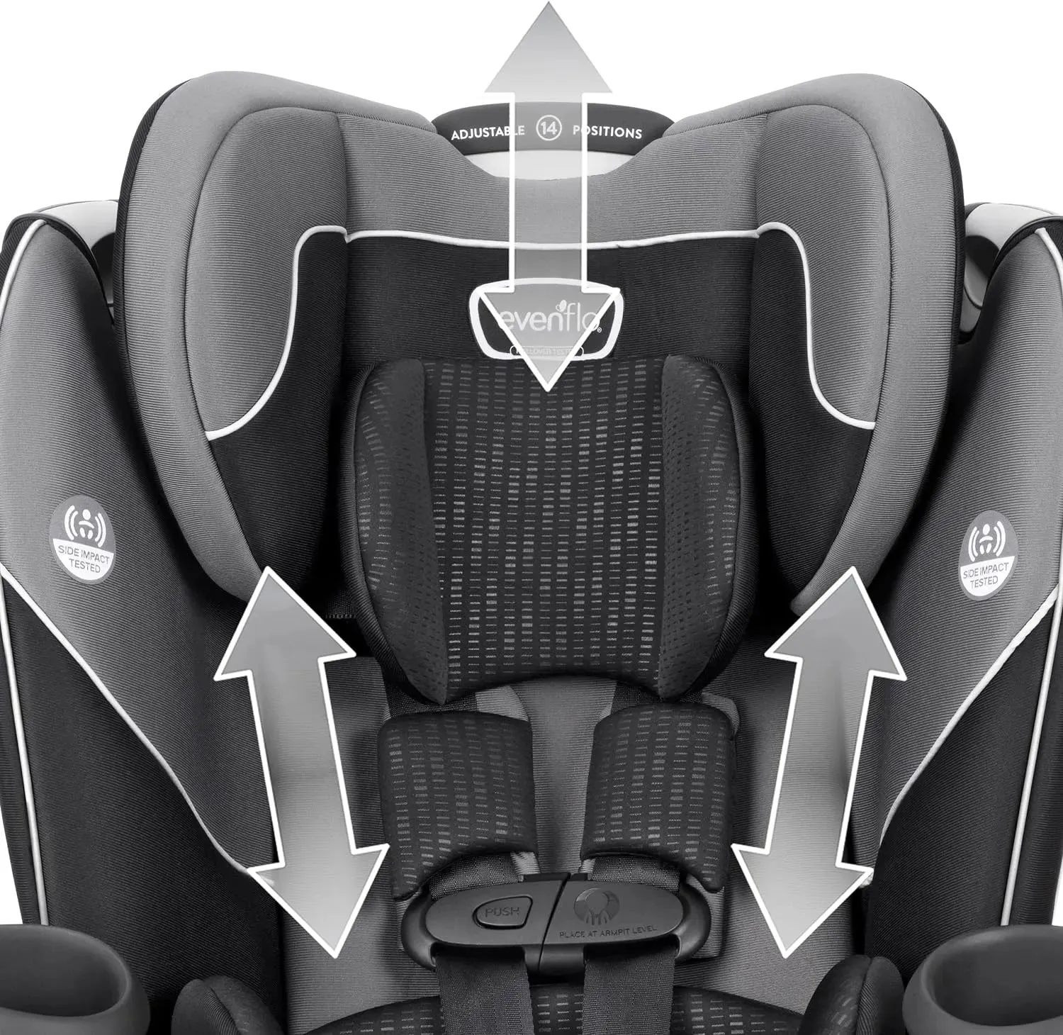 Revolve 360 All-In-One Car Seat - Amherst Grey