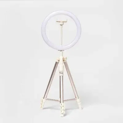 Ring Light with Tripod - heyday Stone White