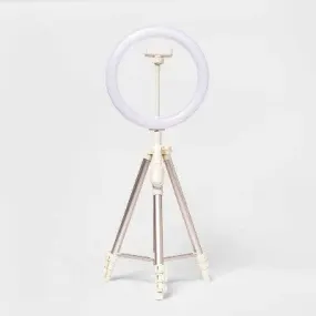 Ring Light with Tripod - heyday Stone White