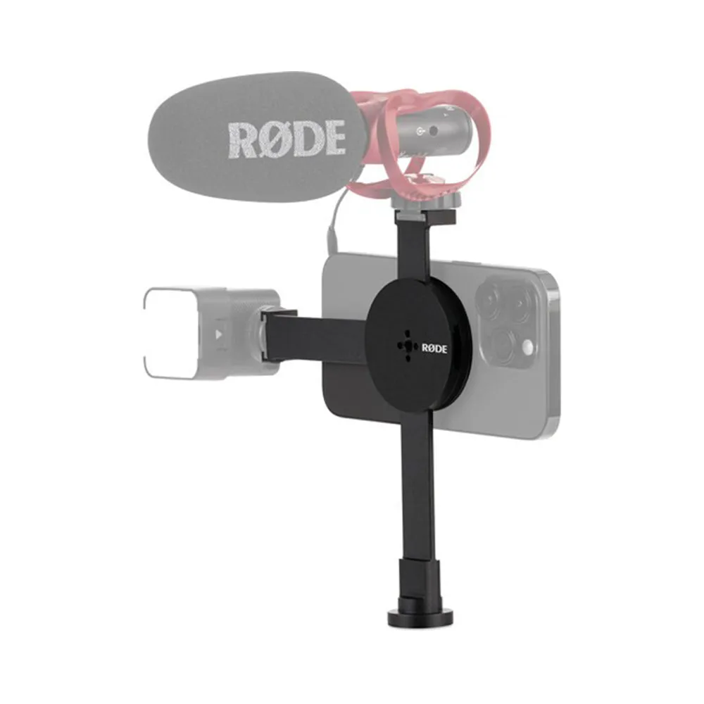 Rode Magnetic Adaptor   1/4" Tripod Mount for MagSafe iPhone Smartphones Portrait Landscape with Long and Short Cold Shoe Arms